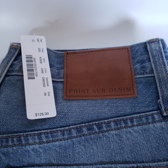 J Crew Point Sur Kick Out Crop Jeans NEW WIT - Picture 5 of 6